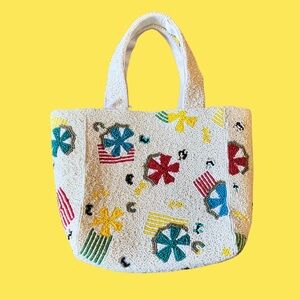 Beach Beaded Handbag NWT